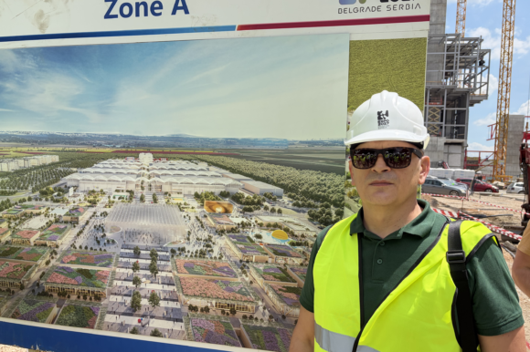 Начелник Севернобанатског управног округа присуствовао обиласку градилишта EXPO 2027