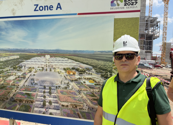 Начелник Севернобанатског управног округа присуствовао обиласку градилишта EXPO 2027